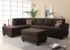 50540 Donovan Reversible Sectional Sofa in Onyx Fabric by Acme