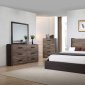 Weston Bedroom Set 5Pc 206311 in Weathered Oak by Coaster