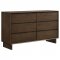 Glenwood Bedroom Set 5Pc 225011 in Warm Brown by Coaster