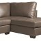 500805 Joaquin Sectional Sofa in Grey Leatherette by Coaster