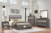 Luster Bedroom Set 5Pc 1505 in Gray by Homelegance