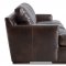 Alhambra Sofa in Brown Leather by Klaussner w/Options