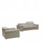 Atlantis Sofa 3Pc Set in Light Grey Bonded Leather by VIG