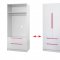 B27A Bedroom in White & Pink High Gloss by Pantek w/Options