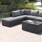 410 Outdoor Patio 7Pc Sectional Sofa Set by Poundex w/Options