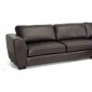 Orland Sectional Sofa Brown Bonded Leather - Wholesale Interiors