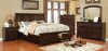 Castor Bedroom CM7590CH in Cherry w/Storage Footboard