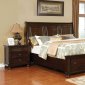 Castor Bedroom CM7590CH in Cherry w/Storage Footboard