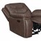 Flamenco Motion Sofa 610201 in Brown by Coaster w/Options