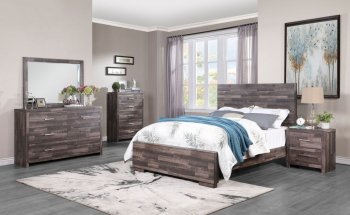 Juniper Bedroom Set 5Pc 22160 Dark Cherry by Acme w/Options [AMBS-22160 Juniper]