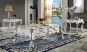 Dresden Coffee Table LV01686 in Antique White by Acme w/Options [AMCT-LV01686 Dresden]