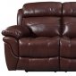 Edinburgh Sofa & Loveseat Set Brown - Leather Italia w/Options