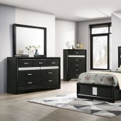 Miranda Kids Bedroom Set 4Pc 206306 Black by Coaster w/Options