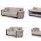 Newark Sofa Bed in Beige Fabric by Empire w/Options