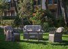 Mozaik Mini Outdoor Sofa Set 4Pc in Light Brown by Bellona