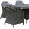 Canistota Outdoor Patio Table 7Pc Set CM-OT2220-59 in Gray