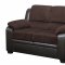 G420 Sofa & Loveseat Set in Chocolate Fabric by Glory w/Options