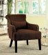 Agalva Accent Chair CM-AC6113BR 2Pc Set in Brown