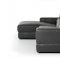 Hilgard Power Motion Sectional Sofa in Dark Grey Leather by VIG