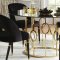 Lindsey 5Pc Dinette Set 192071 in Sunny Gold - Coaster w/Options