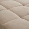 98 Sofa Bed Convertible in Beige Fabric by ESF