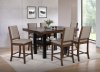 Patterson Counter Ht 5Pc Dining Set 108888 Mango Oak by Coaster