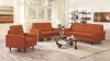 Kesson Sofa & Loveseat Orange Fabric 505371 by Coaster w/Options