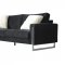 U8037 Sofa in Black Fabric by Global w/Options