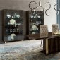 Volare Dining Table in High Gloss Walnut by ESF w/Options