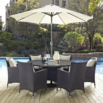 Convene Outdoor Patio Dining Set 8Pc EEI-2194 by Modway