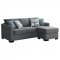 Storey Sleeper Sectional Sofa 504779 in Gray Fabric by Coaster