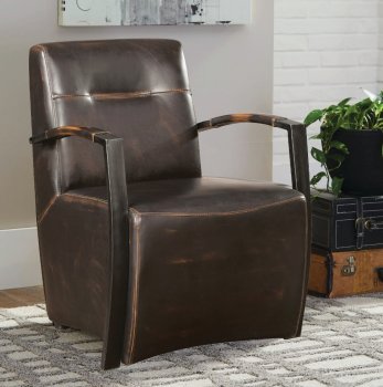 903911 Set of 2 Accent Chairs in Antique Espresso by Coaster [CRCC-903911]