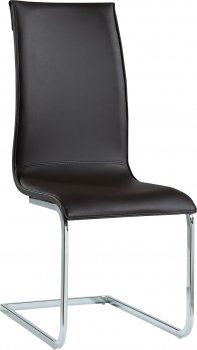 D991DC Dining Chair Set of 4 in Brown PU by Global [GFDC-D991DC]