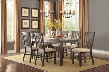 Nantes 5423-66 Dining Set 5Pc in Wire-Brushed by Homelegance [HEDS-5423-66 Nantes]