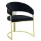 Fallon Dining Chair DN01954 Set of 2 in Black Velvet by Acme