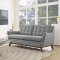 Beguile EEI-1800 Sofa in Light Gray Fabric by Modway w/Options