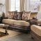 Fletcher Sofa SM5148 in Brown Chenille & Leatherette w/Options