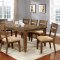 Ava CM3287T Dining Table 7Pc Set in Light Oak w/Options