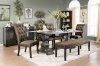 Nerissa Dining Table CM3840T in Antique Black w/Options