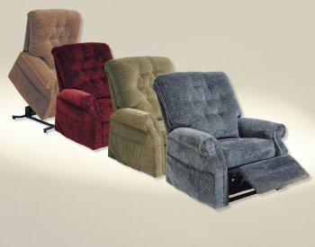 Choice of Color Fabric Modern Patriot Power Lift Recliner [CNR-4824 Patriot]