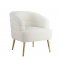 Trezona Accent Chair AC00125 in White Faux Sherpa by Acme