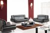 Scarlet Sofa in Black Bonded Leather Match w/Optional Items