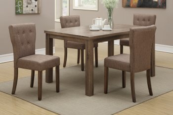 F2403 Dining Set 5Pc by Boss w/Slate Linen Chairs [PXDS-F2403-F1382]