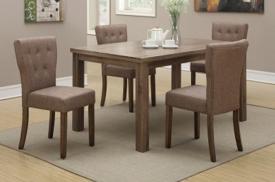 F2403 Dining Set 5Pc by Boss w/Slate Linen Chairs