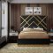 Vector Bed in Black Velvet Fabric by Meridian w/Options