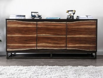 Fulton TV Console CM5212-TV in Dark Oak & Walnut [FATV-CM5212-TV-Fulton]