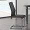 D41DC Set of 4 Dining Chairs in Black PU by Global