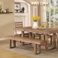 Elmwood Dining Table 105541 by Coaster w/Options