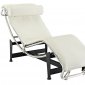 Charles Chaise Lounge EEI-129-WHI in White Leather by Modway