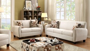 Liana Sofa CM6793 in Beige Fabric w/Options [FAS-CM6793 Liana]